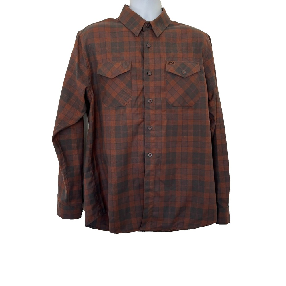 Dixxon Shirt Large Red Black Plaid Dutch Oven Flannel Cabin Gorpcore Biker Work